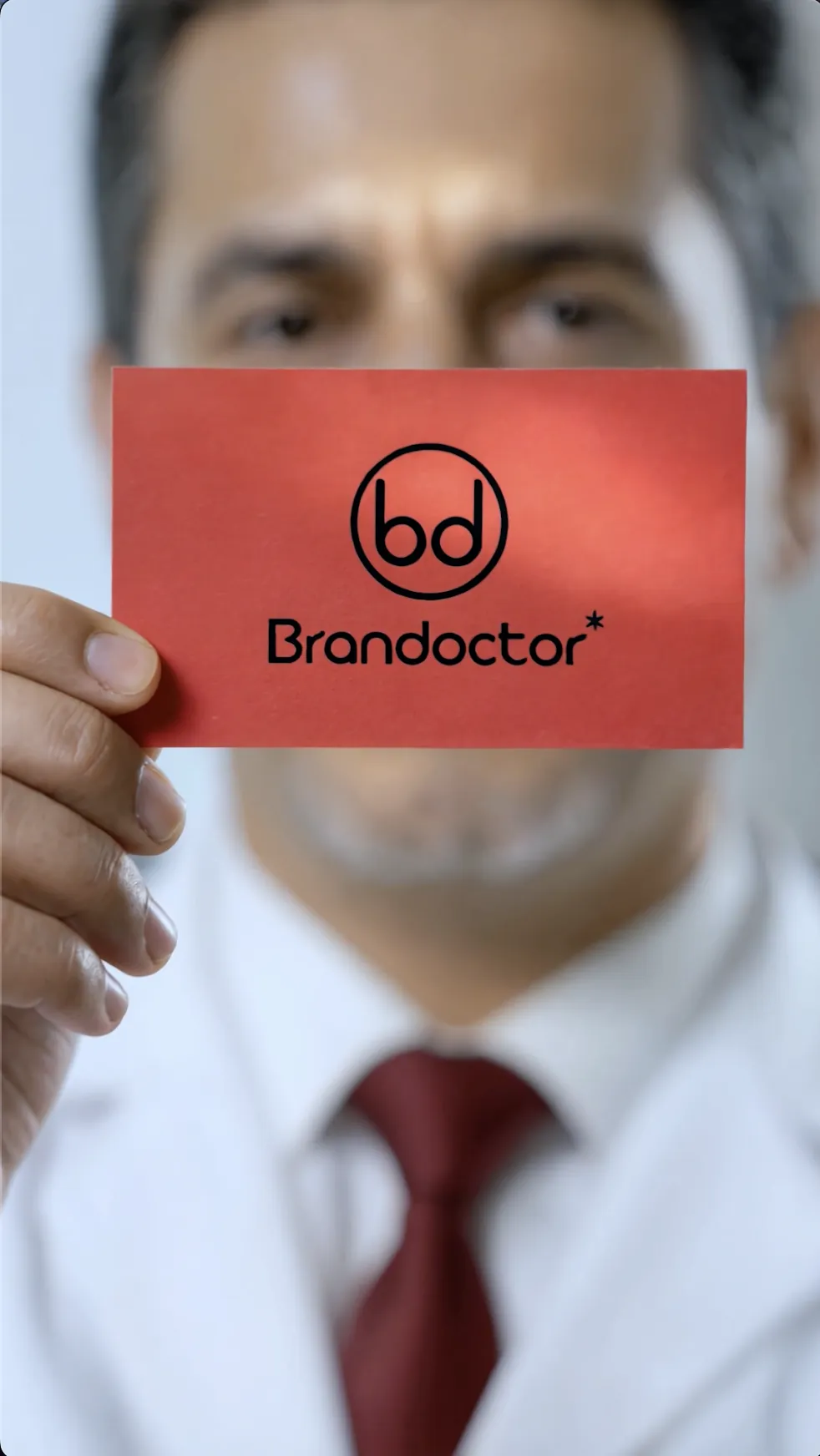 Doctor introducing Brandoctor's clinic marketing services